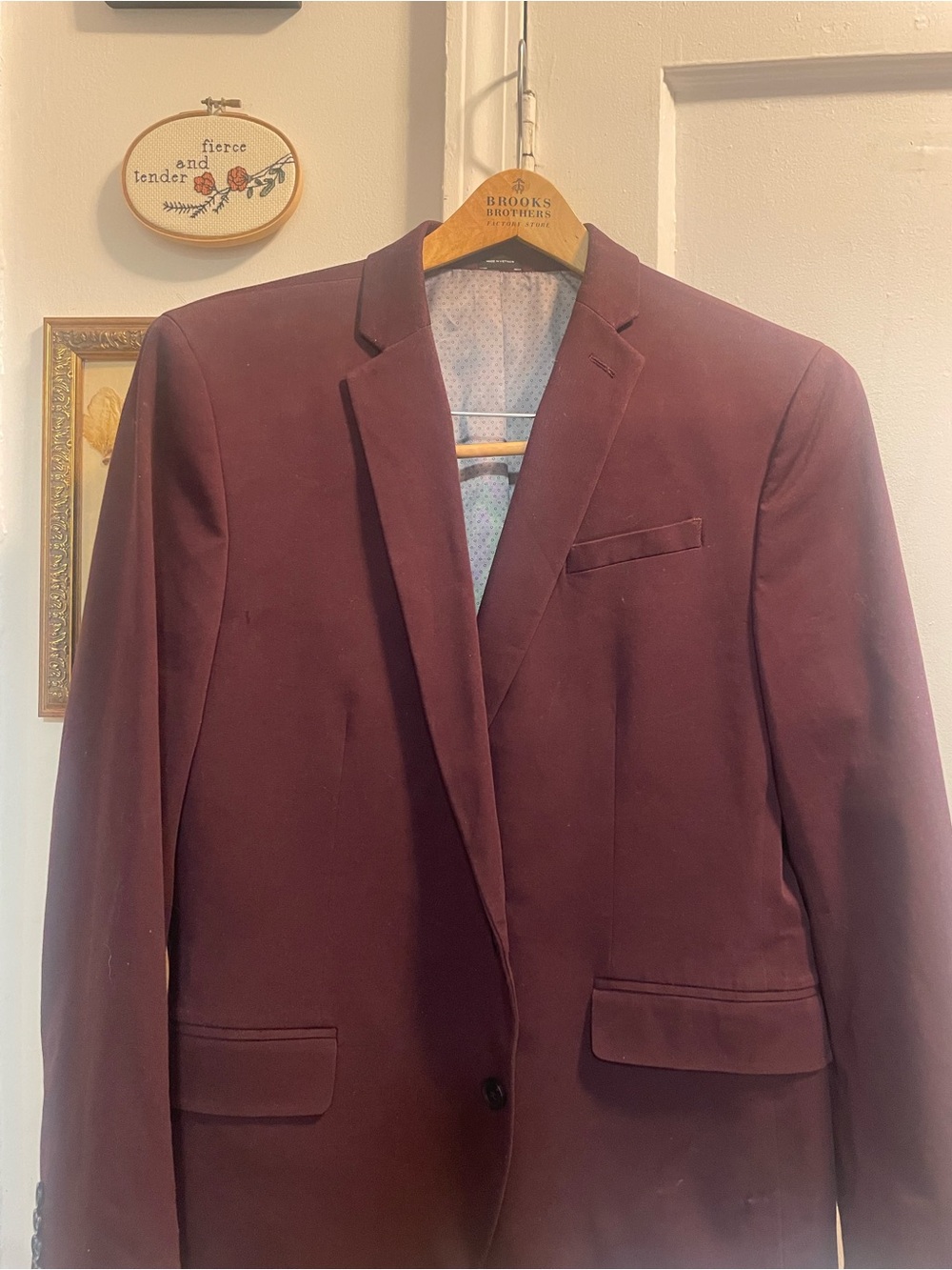 Maroon blazer